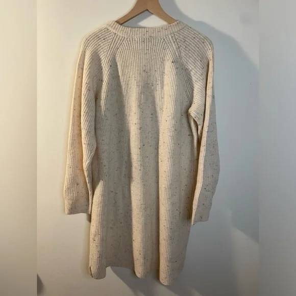 NWT Madewell|| Curved-Hem Sweater Dress,Size Xl Wool Blend - Picture 8 of 9